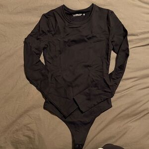 Black Long Sleeve Bodysuit